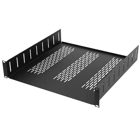 Chief Chief 2U, 18" Deep Custom Mounting Shelf - 2U Rack Height - Rack-mountable - Black - Steel NACS218
